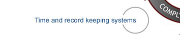 Time and record keeping systems